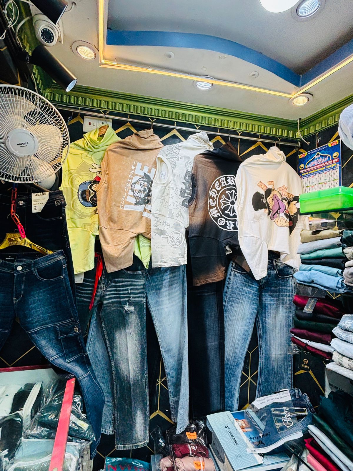 NFB Shop Interior – Streetwear Wall